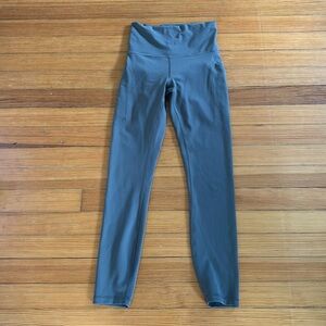 lululemon wunder train high rise pants color- olive green